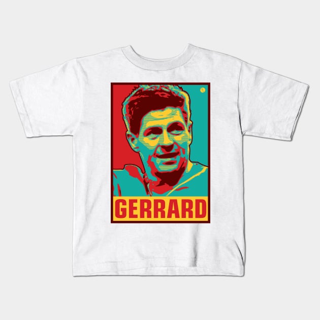 Gerrard Kids T-Shirt by DAFTFISH